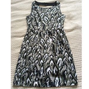 Brooklyn Industries Silky Print Sheath Dress